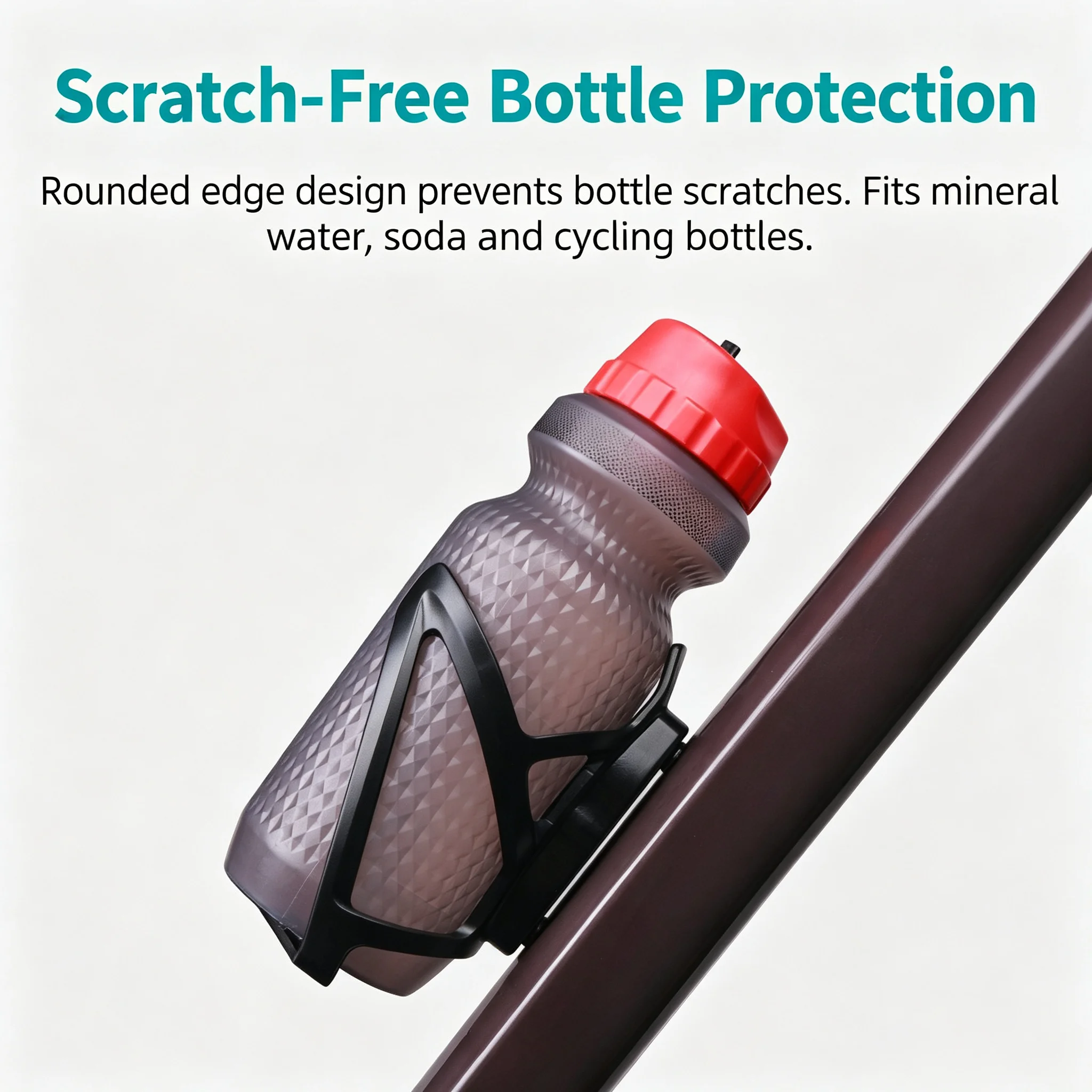 GPS Tracker Case Hidden on Bike Anti-Theft Bicycle Water Bottle Cage for AirTag SmartTag 2 Xiaomi Tag Water Bottle Holder