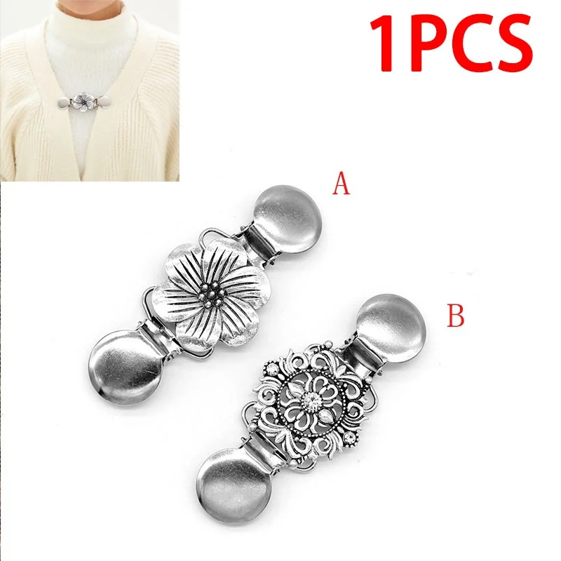 Зажим для шали Delysia King, пряжка для шарфа для девочек, пряжка с цветочным соединением, зажим для свитера