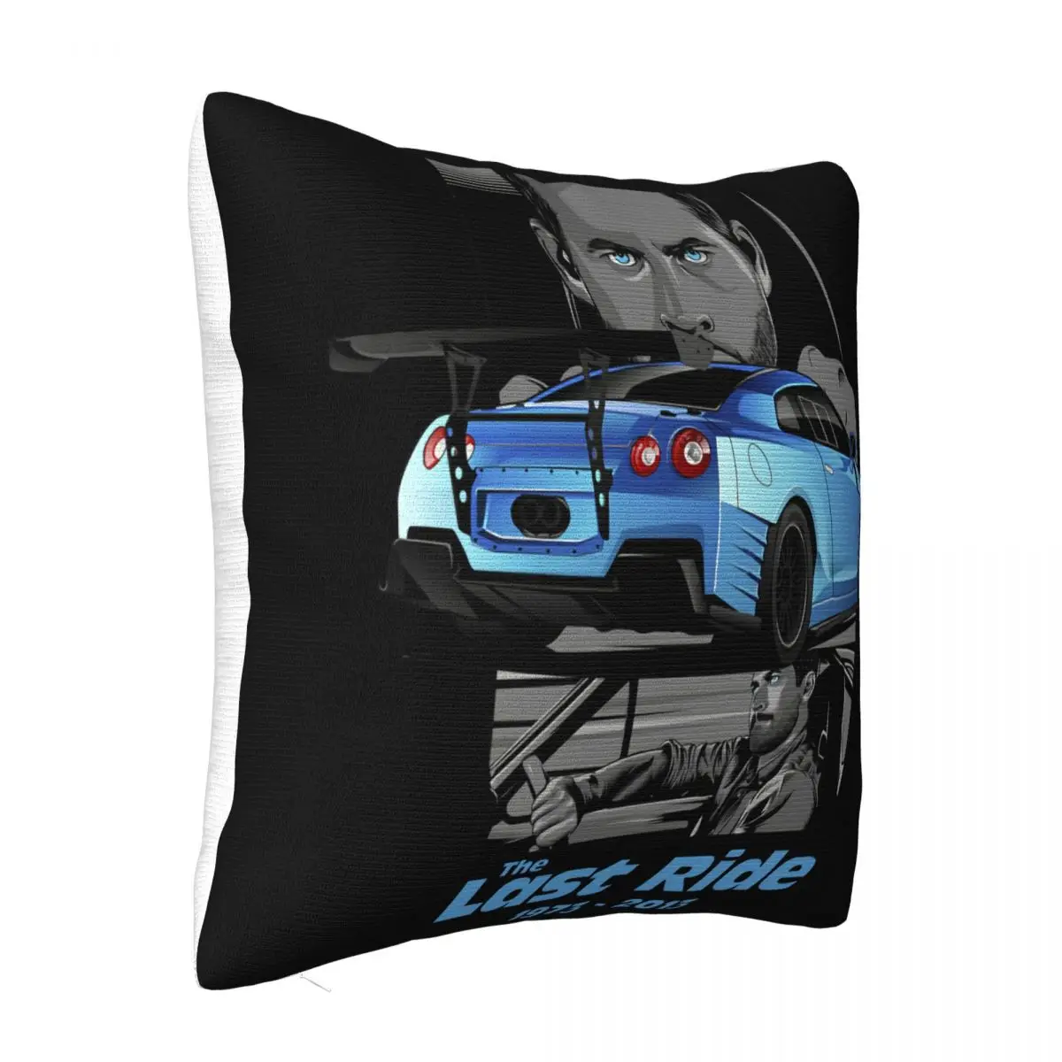 2020 Fashion Hot Sale Paul Walker Last Ride Mens Blue Car 1973 2013 White Dt Pillow Case