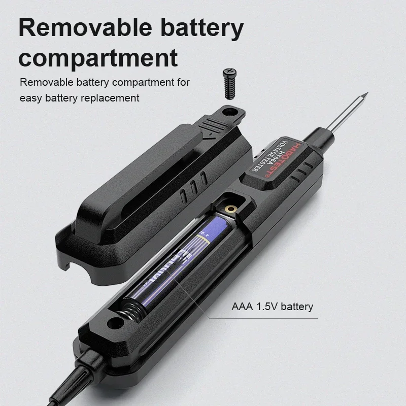 HT86A/B Car Voltage Detector Pen 100V Non-Contact Adjustable DC Voltage Backlight Tester Car Fault Maintenance Circuit Test Pen