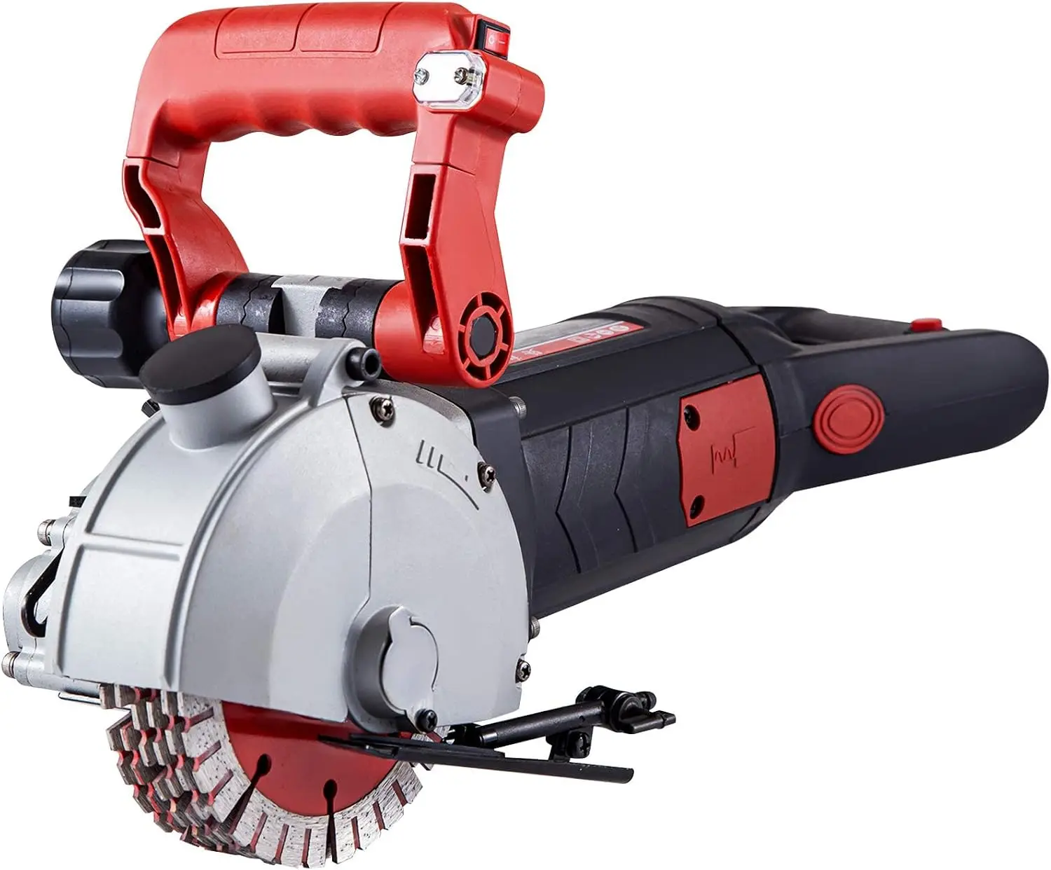Wall Chaser 4800W Slotting Machine with Laser Guide 6500rpm & Demolition Jack Hammer MAX 2200W Electric Jackhammer 1350 BPM Conc