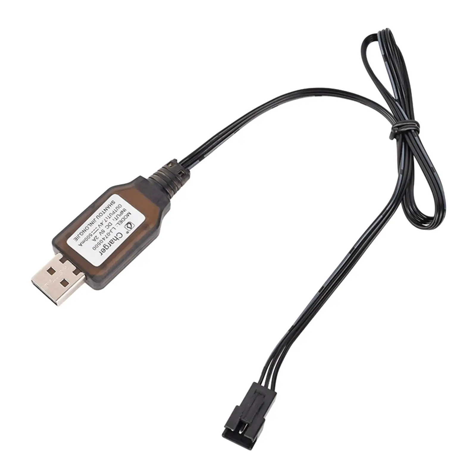 Kabel do ładowarki USB akumulatora 7.4V 3 Pin Smart 500MA ze złączem SM-3P do helikopterów samochodowych RC zabawki zdalnie sterowane łodzi