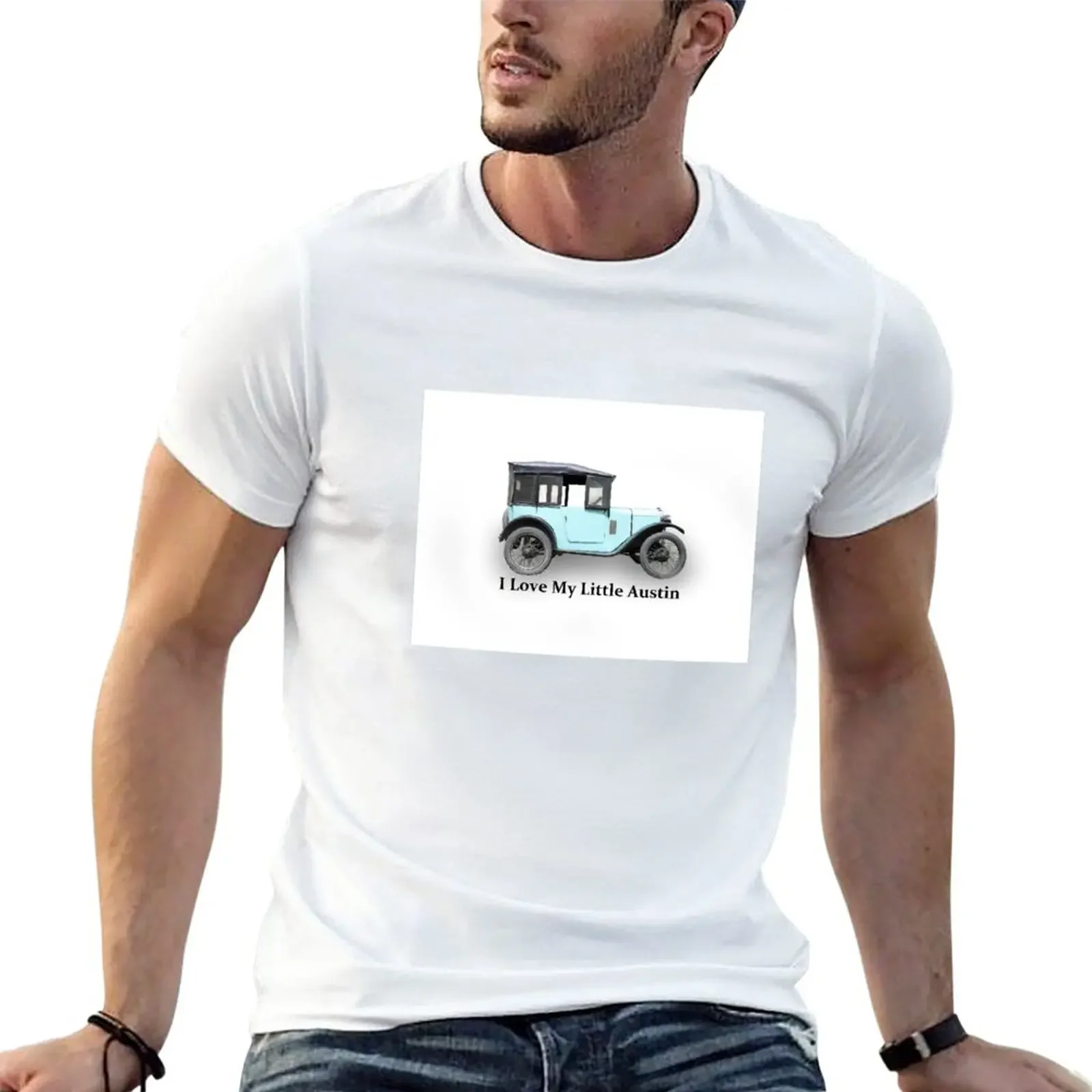 1929 Austin Seven. T-Shirt boys whites animal prinfor boys Aesthetic clothing mens graphic t-shirts hip hop