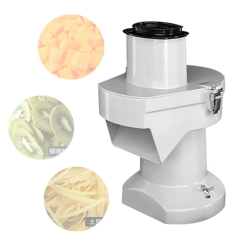 Desktop Vegetable Cutter Machine For Process Potato Cucumber Pitaya Mango Lemon Slice Shred Dice Vegetable Cutter Machine