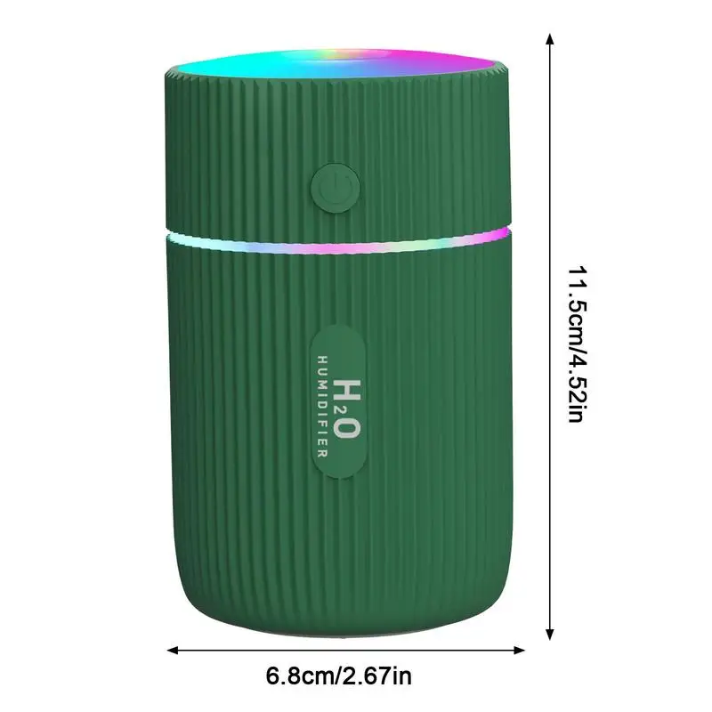 Pelembab udara Mini USB, untuk dasbor mobil, alat aromaterapi Desktop rumah tangga dengan kabut dingin, aksesori pembersih udara