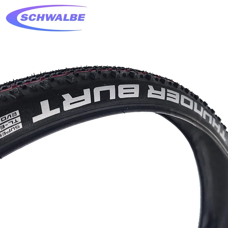 SCHWALBE THUNDER BURT 27.5/29x2.10 Black Tubeless Folding Tire Bike Tire for XC Road Gravel Tracks MTB Off-Road Cycling Parts