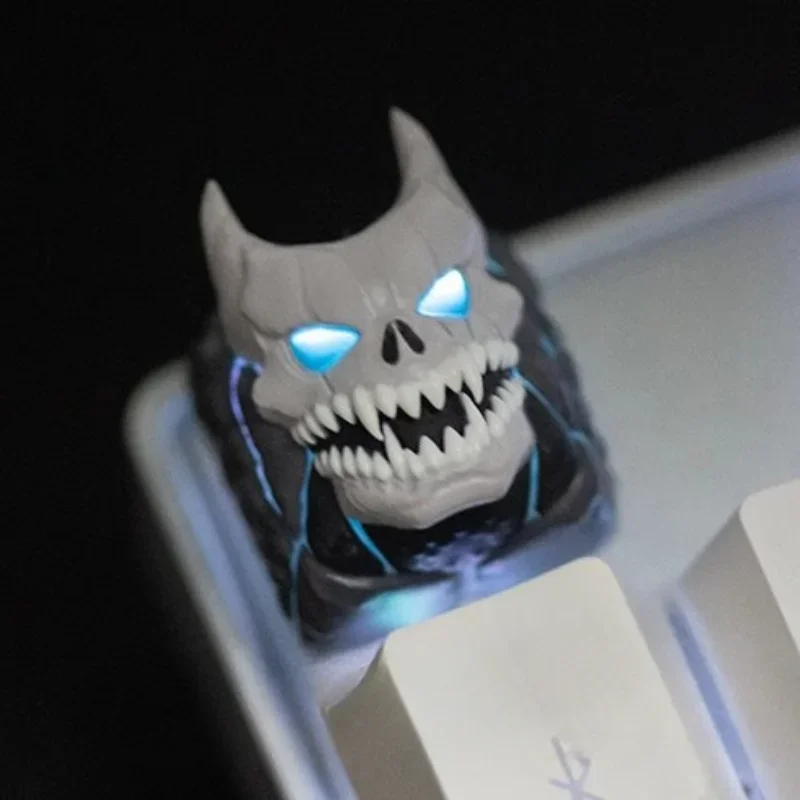 Kaiju No.8 Anime Keycaps 3D Resin Handmade Keyboard Caps Custom Cherry Profile Keycaps for Mechanical Keyboard Accessories Gift