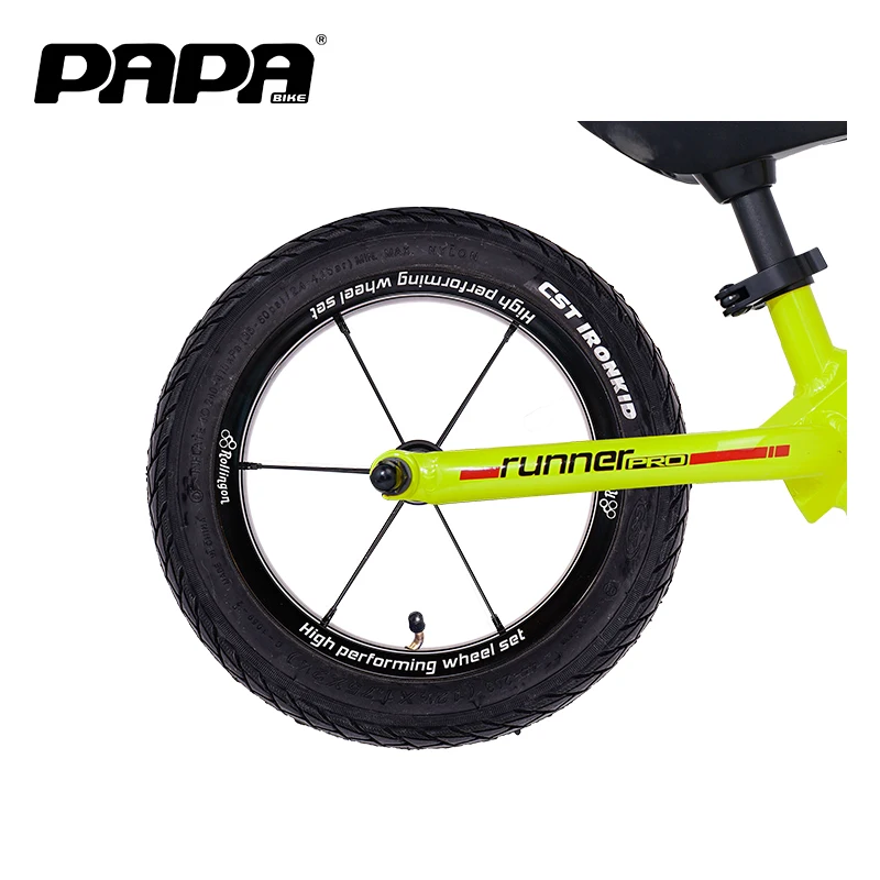 PAPABIKE Xe Cân Bằng Trẻ Em Không Chân 1 3 6 Tuổi 12-Inch Của Cô Gái Trượt Lái Xe chạy Xe Vua Mẫu