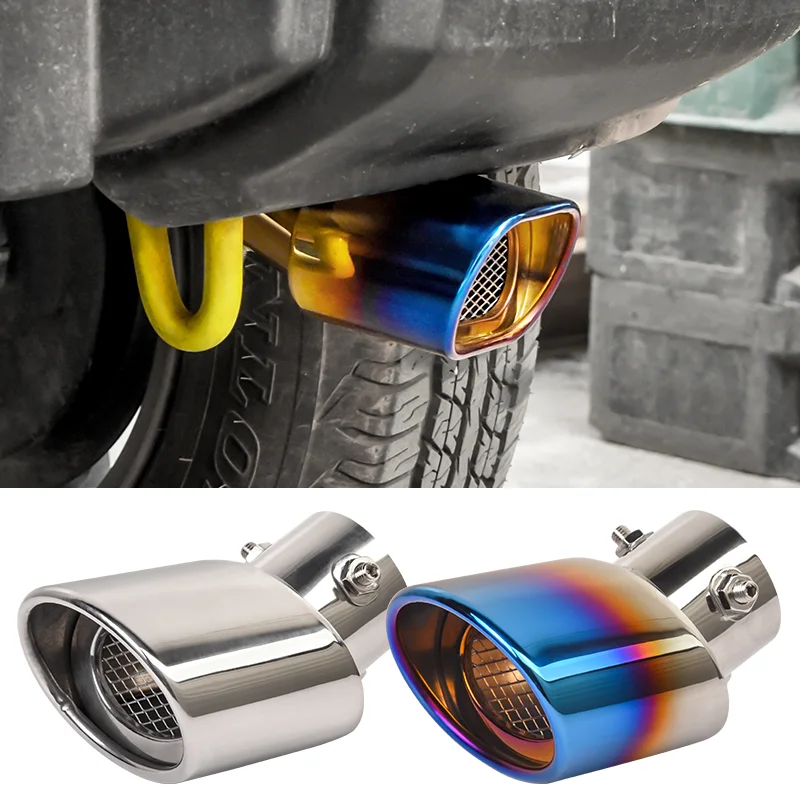 Car Exhaust Muffler Tip Rear Tail Pipe For JIMNY JB64 JB74 2019 2020 Nozzle for Muffler Car Exterior Accessories Supplies