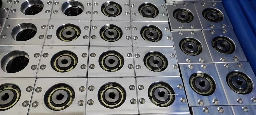 Imagem -06 - Caixa de Engrenagens de Alumínio Faça Você Mesmo Pequeno Motor Chanfrado Redutor Engrenagem Hexágono Detector Canto Novo 1:1