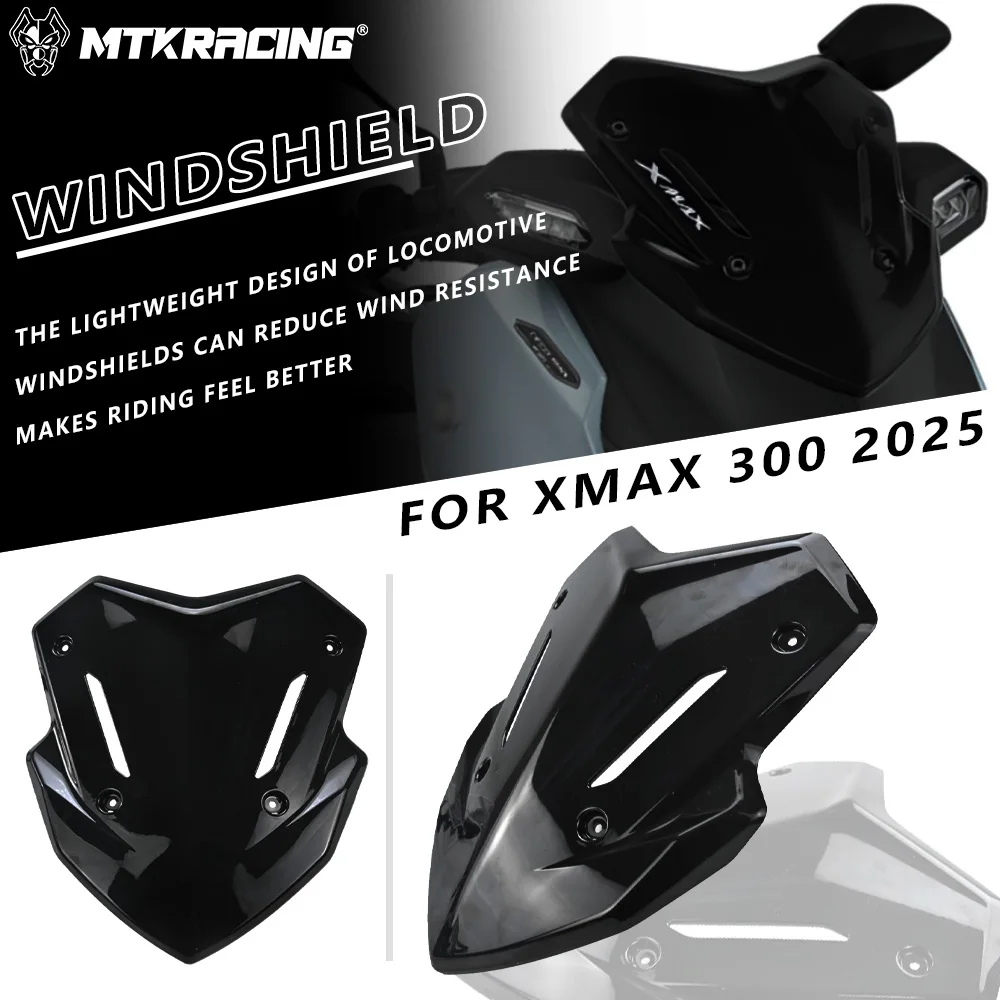 MTKRACING parabrisas para YAMAHA XMAX300 2025 motocicleta parabrisas Visor Deflector parabrisas escudo Deflector