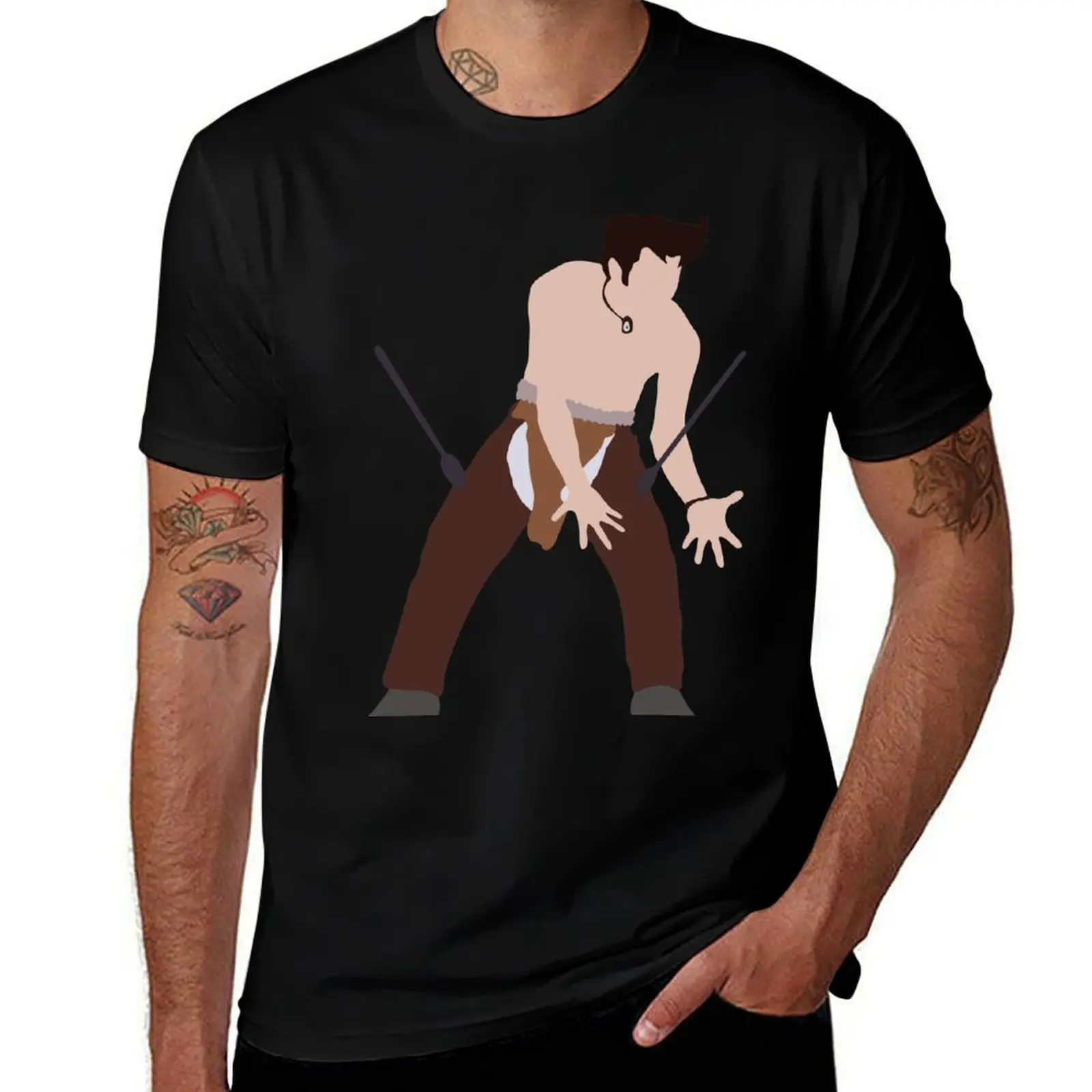 

Ace Spear T-Shirt Breathable Mesh Panel T-Shirt