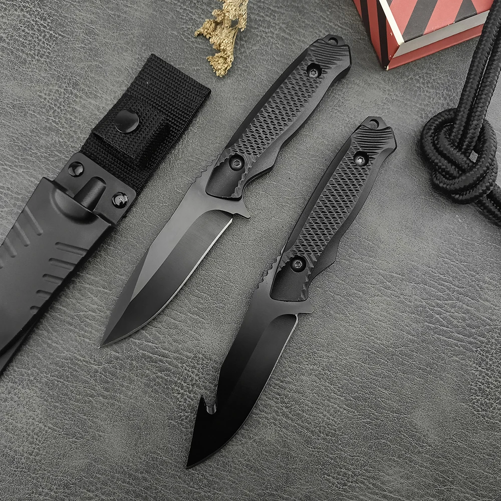 المحمولة التخييم EDC خفيفة الوزن شفرة مثبتة سكين مع ABS مقبض في الهواء الطلق متعددة الوظائف الصيد التكتيكية المطبخ سكينة فاكهة