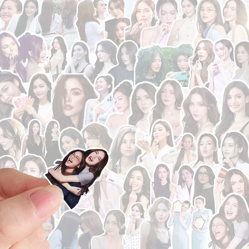 56PC/SET Englot Engfa Charlotte Poster Thai TV Petrichor The Series Drama Stills Hand Account Materials Pad Phone DIY Sticker