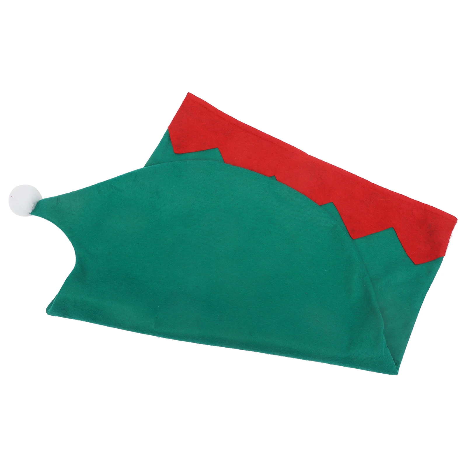 

1Pcs Christmas Hat Chair Cover Green Detachable Dining Room Seat Cover Xmas Decor Holiday Chair Protector