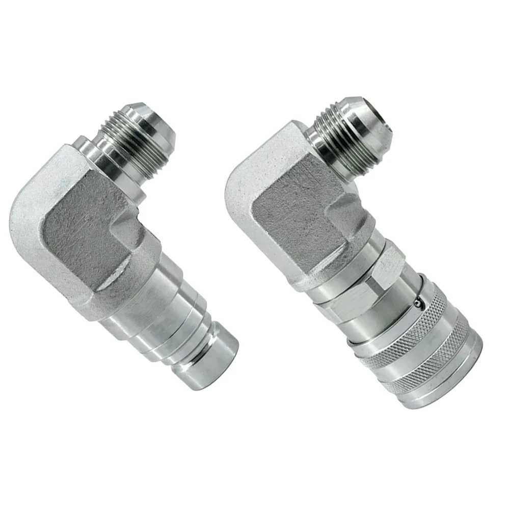 Kit Coupler Hidraulik untuk Bobcat Skid Steer Loader Konektor Pria & Wanita 7246795 7246781 untuk Performa Tahan Lama