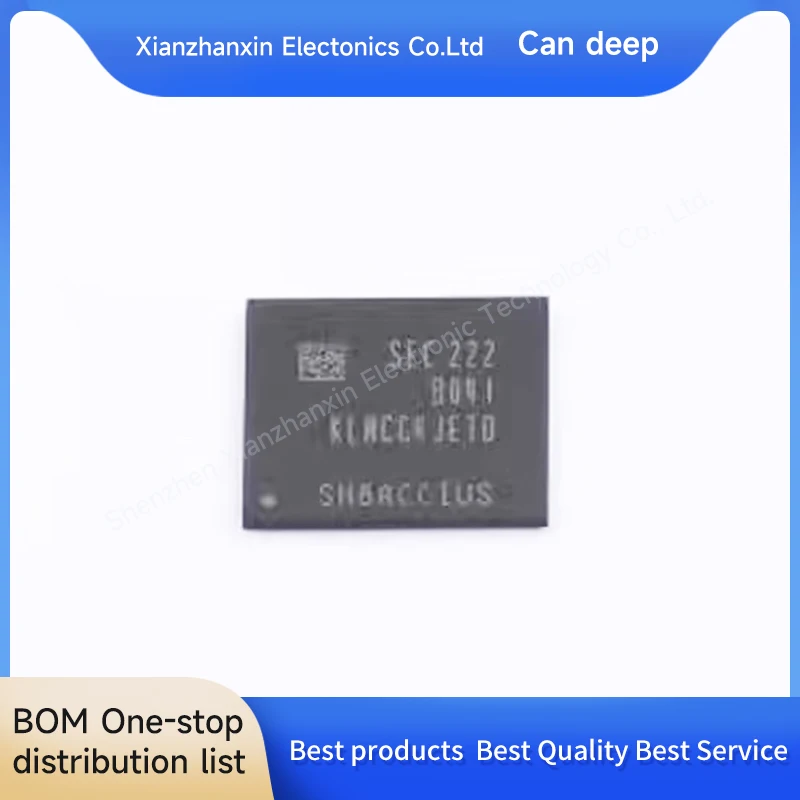 1pcs/lot  KLMCG4JETD-B041 KLMCG4JETD BGA153 64GB EMMC5.1 version character library chip