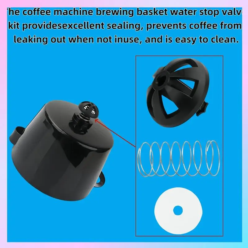 ABRG-커피 머신 양조 바구니 바닥 스프링 장착 스토퍼 키트는 블랙 데커 커피 메이커 양조 바구니에 적합합니다.