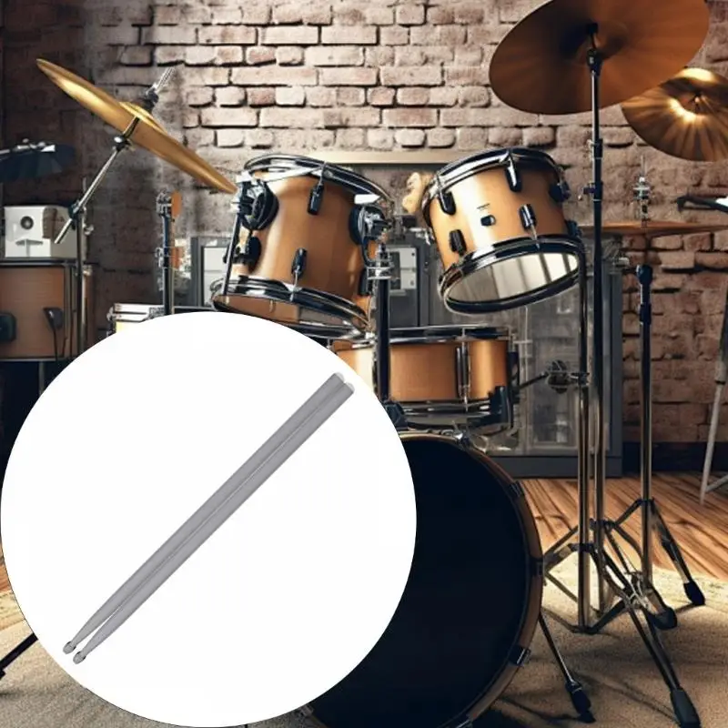 1 Pair Practical Drumsticks Carbon Texture Engineered for Durability Precise Striking and Dynamic Stage Performances 24BD