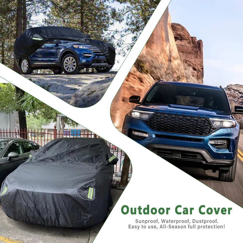 

Car Cover for Ford Explorer - Outdoor Full Protection, Waterproof Dustproof Heat-Resistant, All-Season Use Exterior Accessories