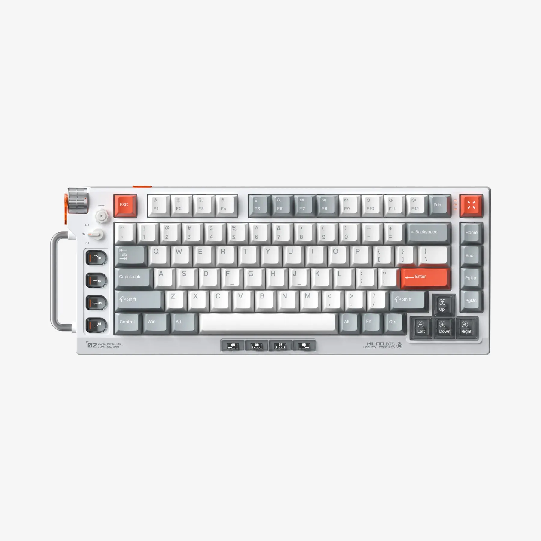 Nuphy Field75 HE V2 Wired Magnetic Switch Gaming Keyboard FPS Keyboard TOP Struction 0.005rt 32K Scan Rate Silent Design