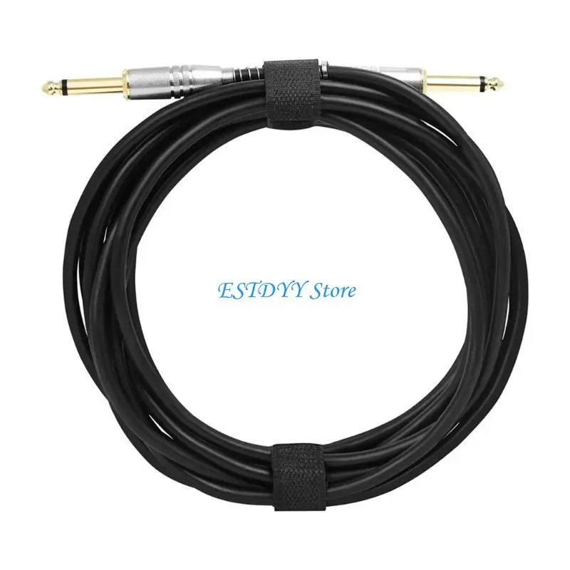 G6DE Professional 6.35mm Male to Male Cable for Electric Guitar Mixer