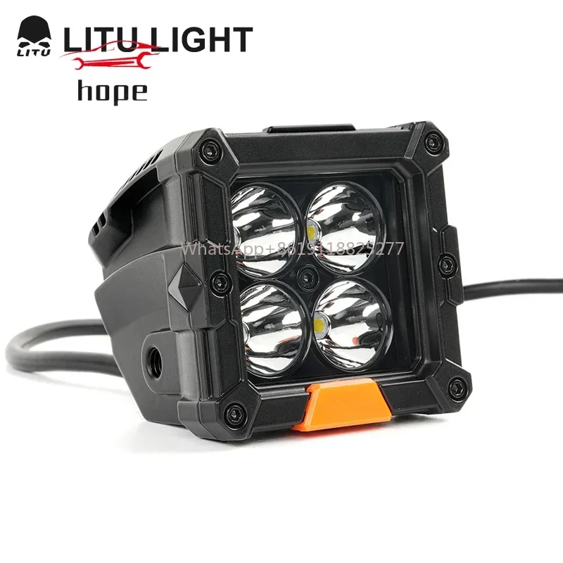 

40w 3" Cube Led Driving Fog Lamps IP67K Waterproof 4x4 ATV Truck Offroad Accessories 12v Spot Pod Led Work Light