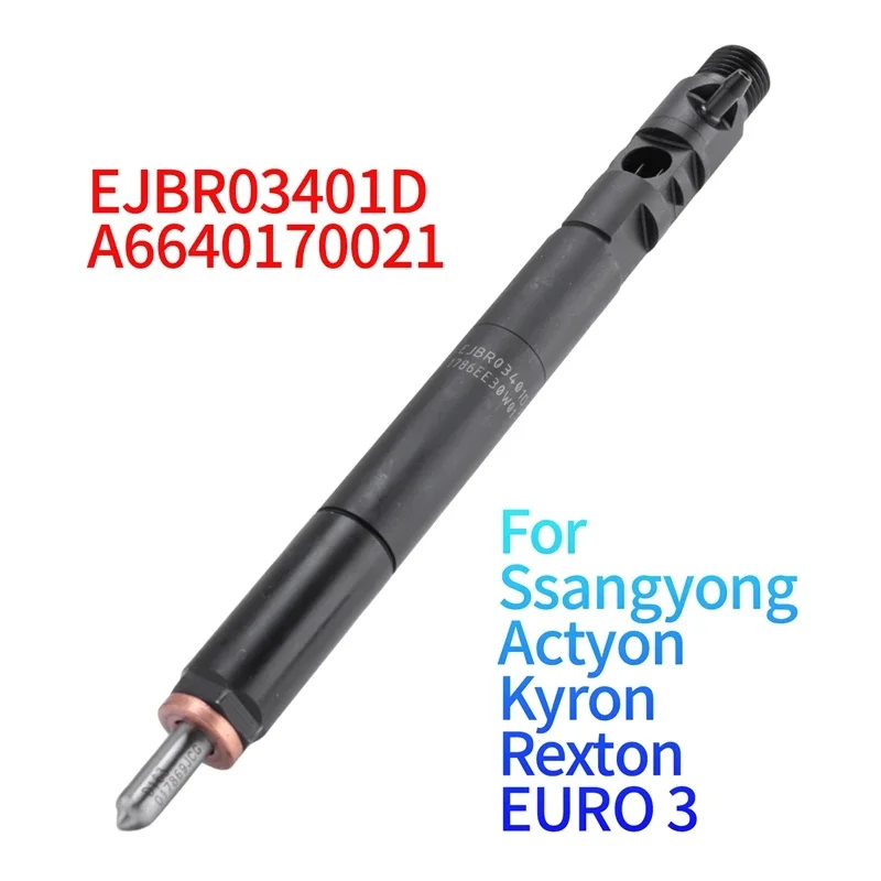 EJBR03401D A6640170021 Nuovo ugello iniettore carburante diesel per Ssangyong Actyon Kyron Rexton 2.0 Euro3