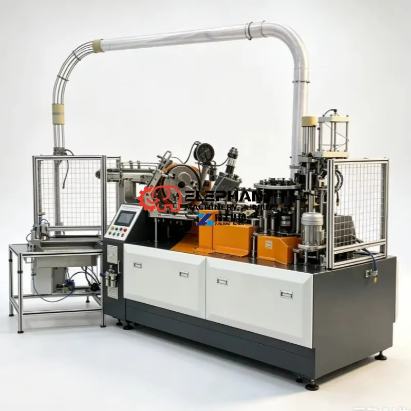 Commercial Use Paper Tea Cups Machines Stable Operation Disposable Drink Cup Manufacturing Machinery for Cafes