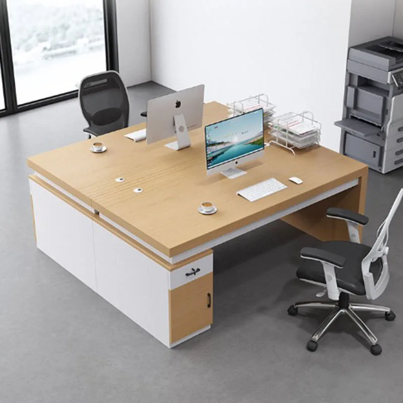 Space Saving Computer Office Desk Modern Study Wooden Gaming Funky Office Desk Creative Escritorio Oficina Postmodern Furniture