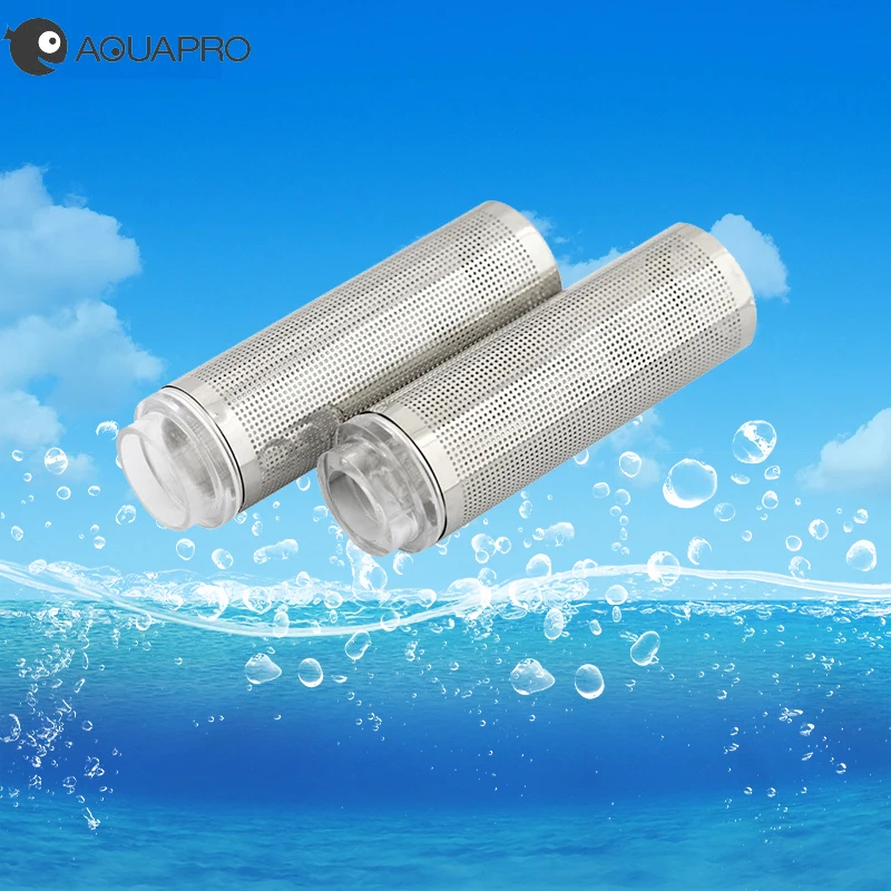 Aquarium Mesh Net Guard Filter Stainless Steel Inlet Inflow Cover Brine Shrimp Fish Tank Accessories Intake Prefilter Fishbowl