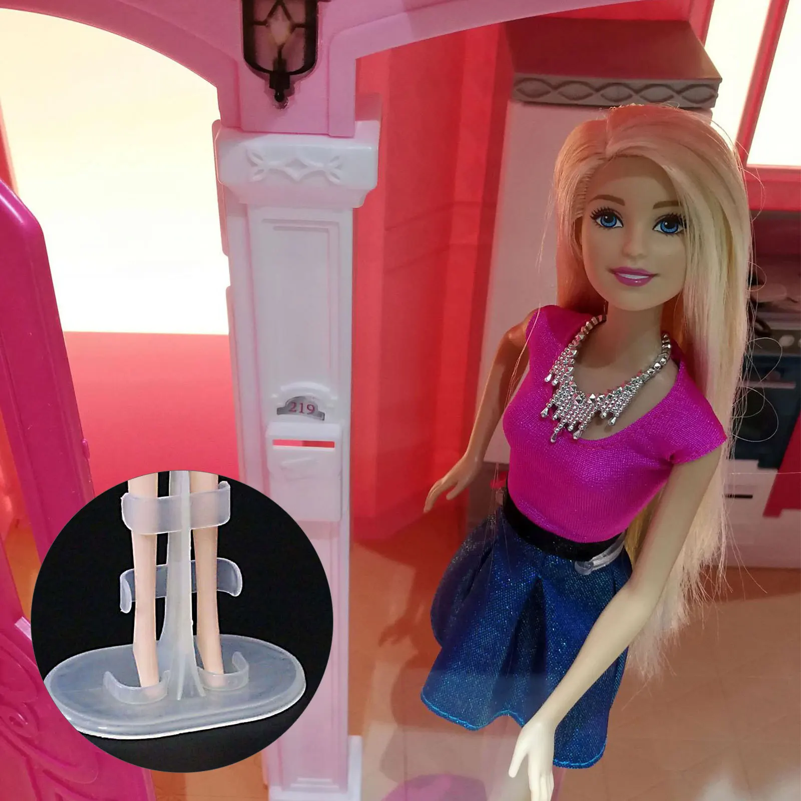 8 Stuks Kinderen Jurk Display Stands Kleding Houder Mini Huis Mode Rack Kinderkleding Organizer Accessoire Jurk Beugel