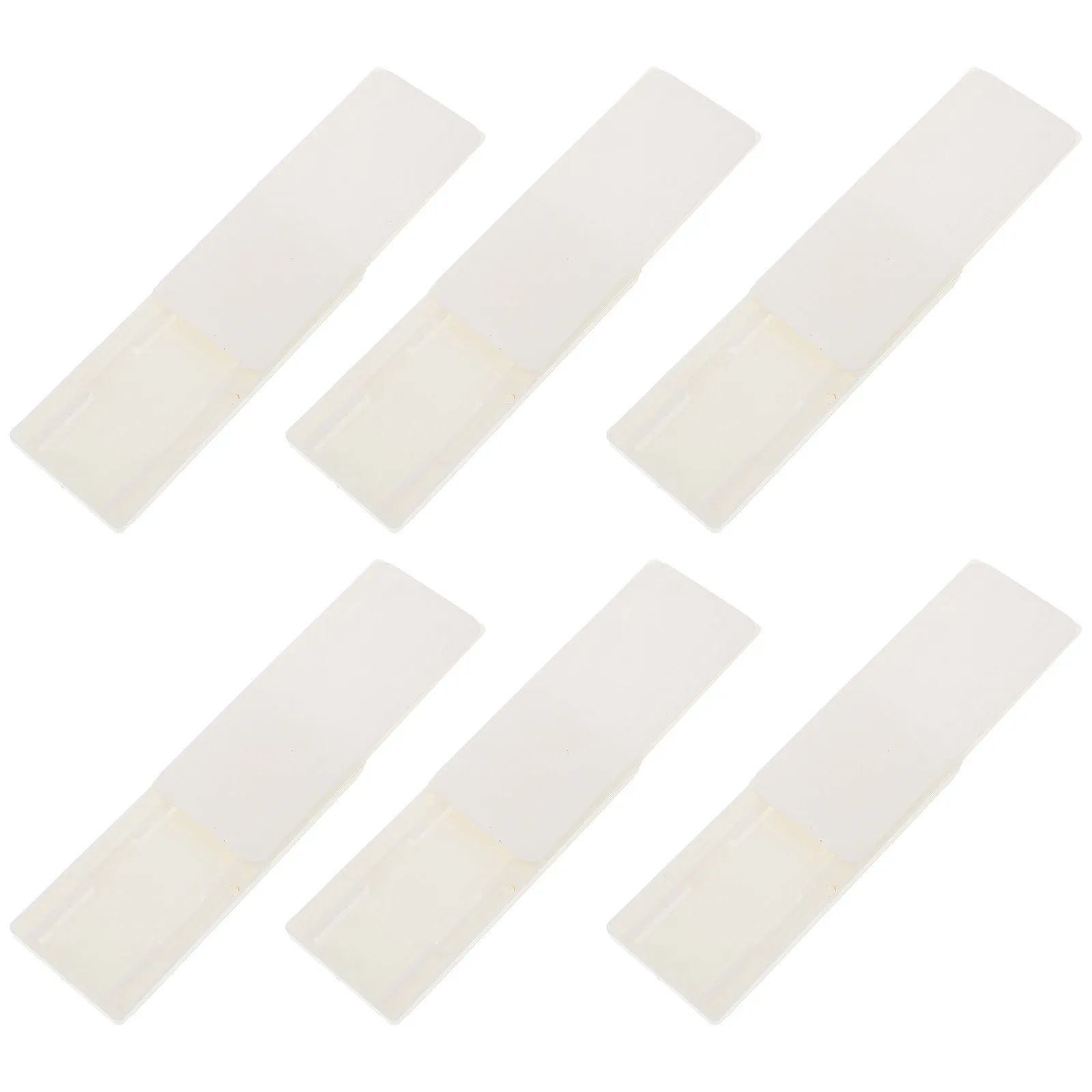6Pcs Wall Mount Power Strip Holder Self-Adhesive Socket Fixer No Drill Organizer for Router Remote Adapter Paper Towel Box