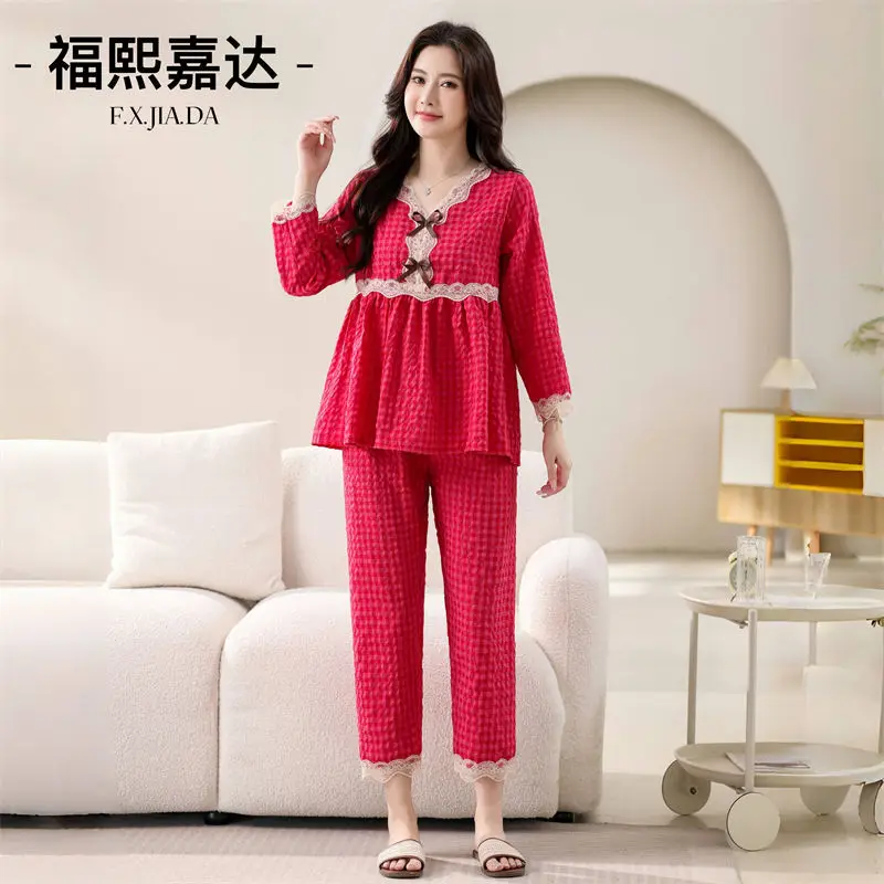 

Christmas Gift Pjs Set Women's Pajama Set Women's Warm Winter Pajamas Fashionable Home Clothes, Pajamas Cute and Soft Pajama Set