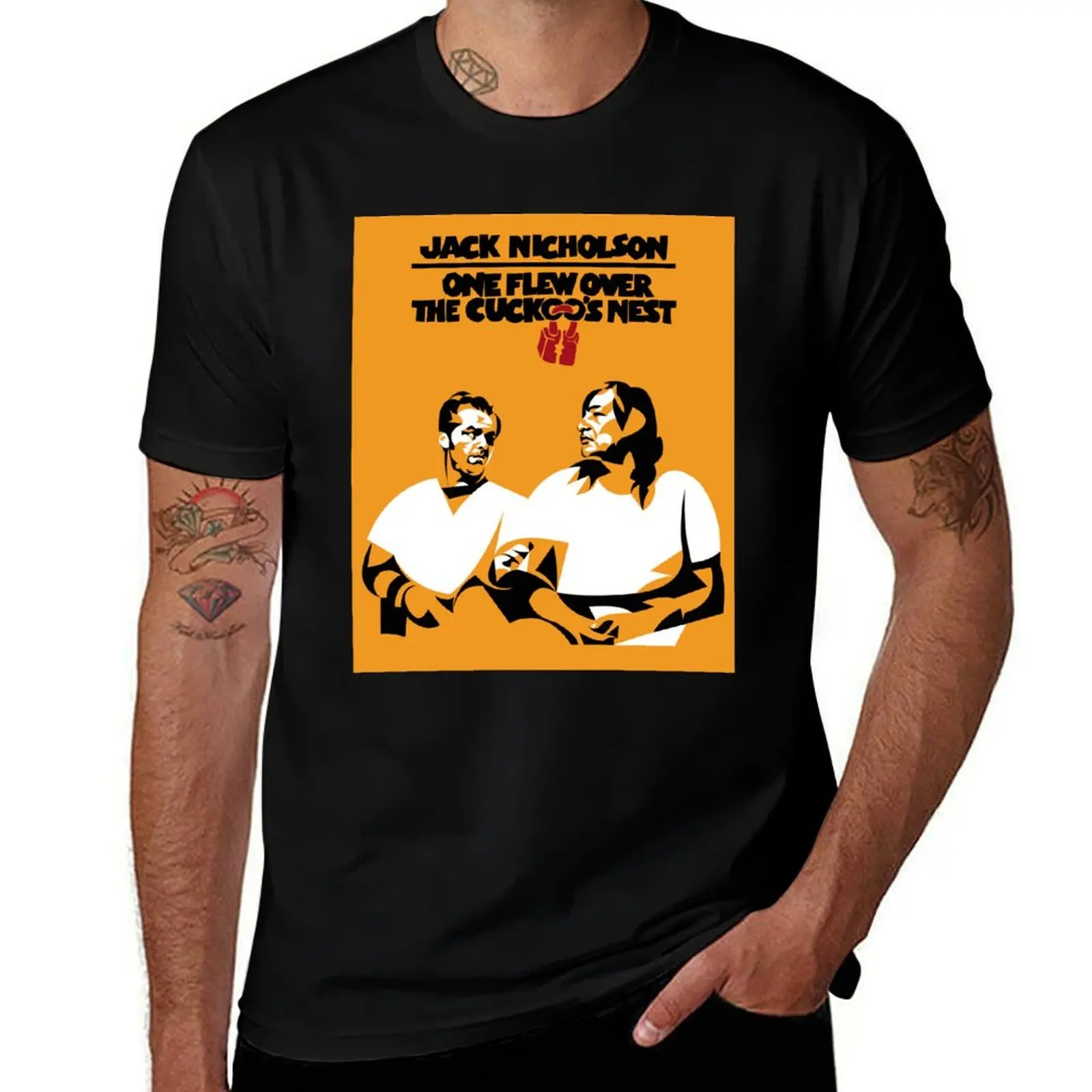 One flew over the cuckoo's nest Shirt Poster T-Shirt Sports Casual Breathable Tee Shirt