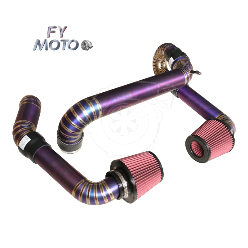 Performance TITANIUM Front Mount Intake For BMW For G80 For G82 For M3 For M4  Competition S58 Purple Color