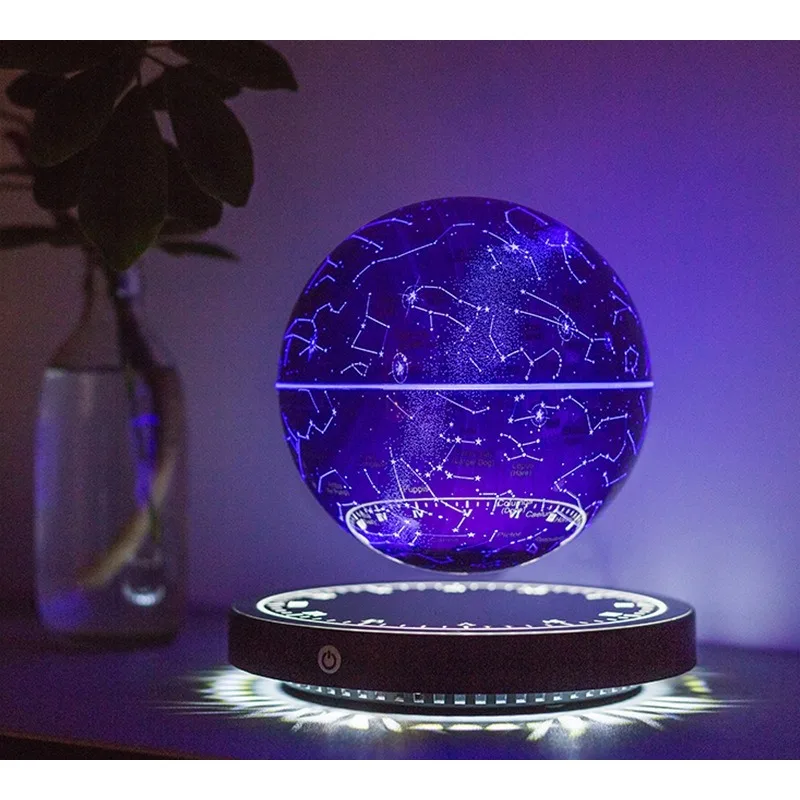 Magnetic Levitation Decor Creative Atmosphere Night Light for Office Deskdecorative Figurine Office Decoration Desktop Figurine