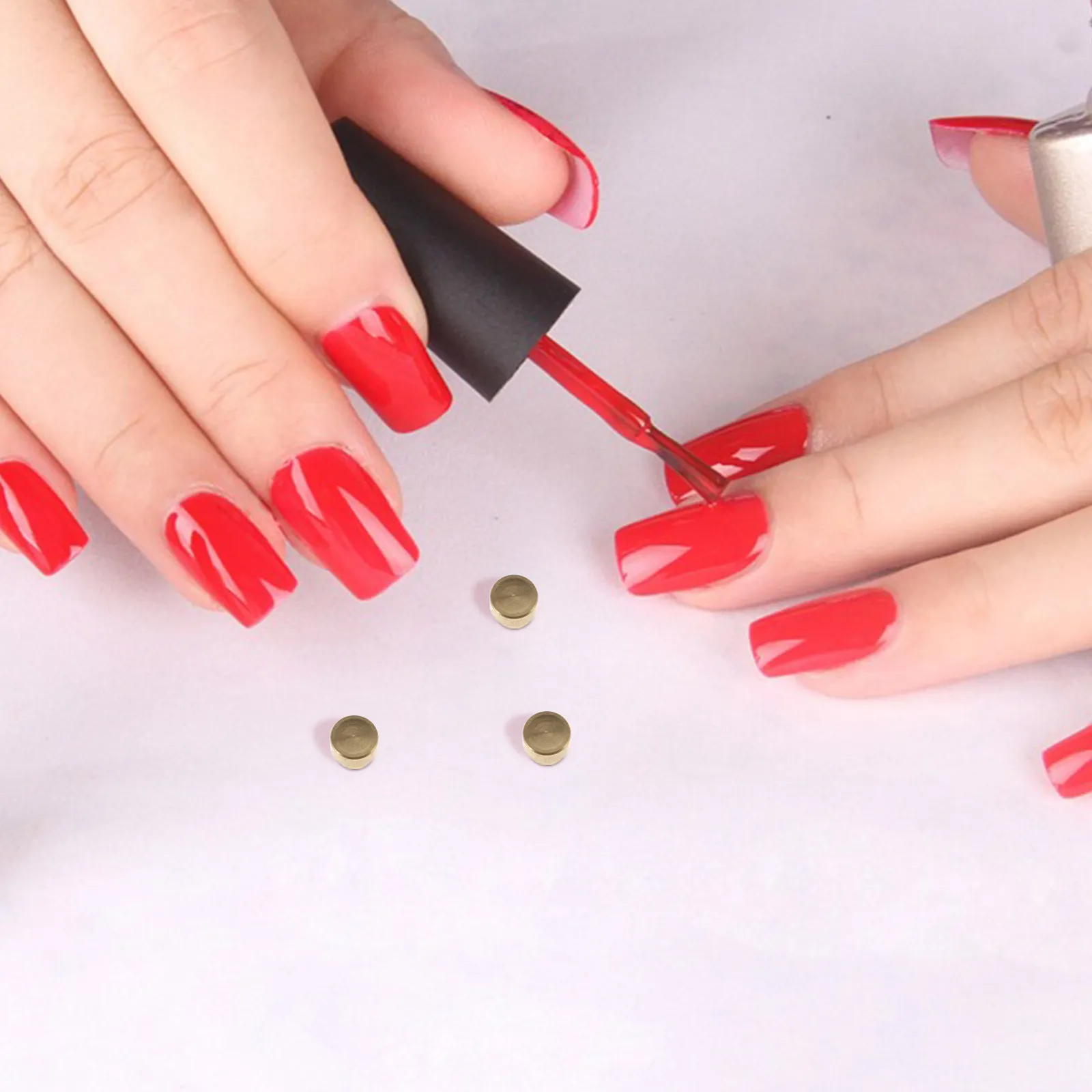 20Pcs Metal Nail Art Rotating Shaft High-Speed Universal Bearing Precision Quiet Spinning Nail Decor Spinner Shaft for Salon DIY