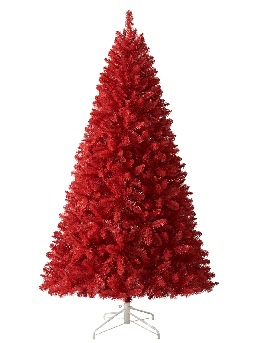 

1.5/1.8/ meter red tree ornaments Christmas day decoration home window props indoor atmosphere scene ornaments