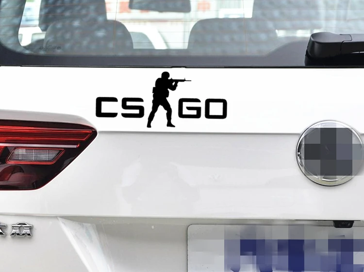 Car Stickers CS GO Game Reflective Decoration For Trunk Windshield Window Bumper Motorcycle Computer Laptop Tablet Ipad