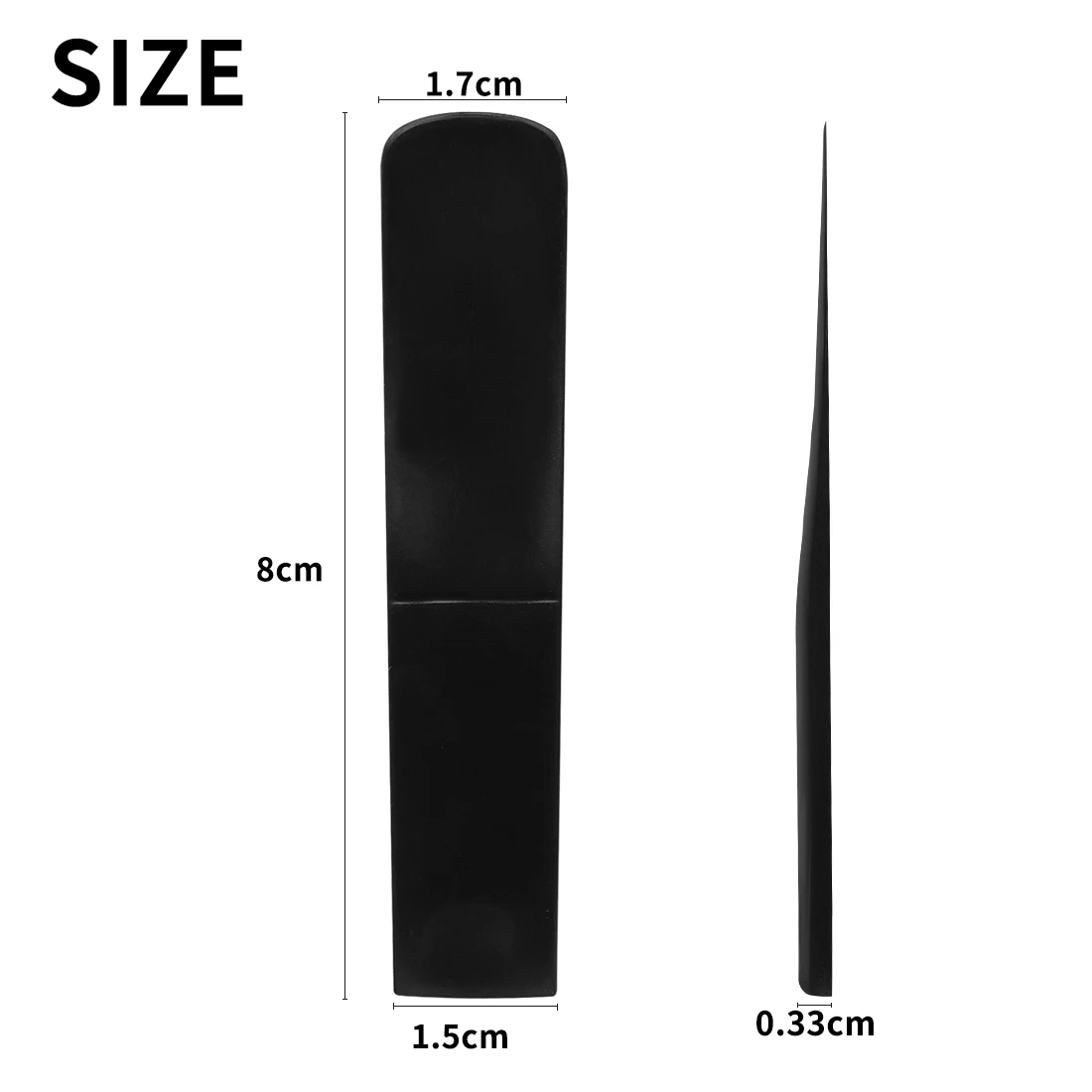 Tenor Saxophone Reed 2.5 Resin ABS–Weatherproof Synthetic Sax Reed with Clear Bright Tone Long-Lasting&Reliable 3-Color Options