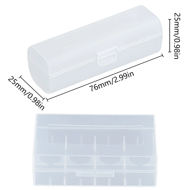Convenient Battery Storage Box 21700 Battery Holder Box Slot Case for 21700