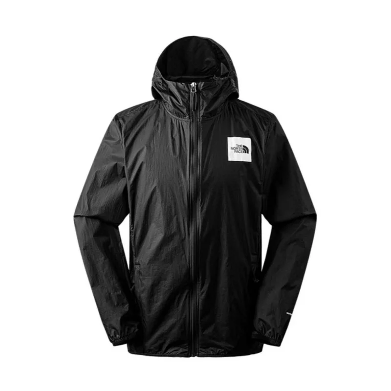 THE NORTH FACE Urban Exploration Logo Printed Quick-Dry Breathable Long-Sleeved Hooded Jacket for Men in Black