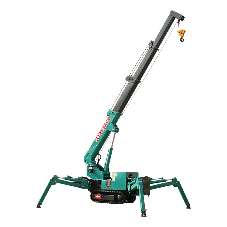 Multi Functional 3 Ton 5T 8T Mini Spider Crane Hydraulic Collapsible Spider Crane for Construction Site Material Handling Pro
