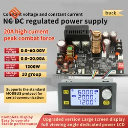 XY6020L CNC regulowany zasilacz stabilizowany napięciem stałym stałe napięcie i stały prąd 20A 1200W moduł obniżający napięcie