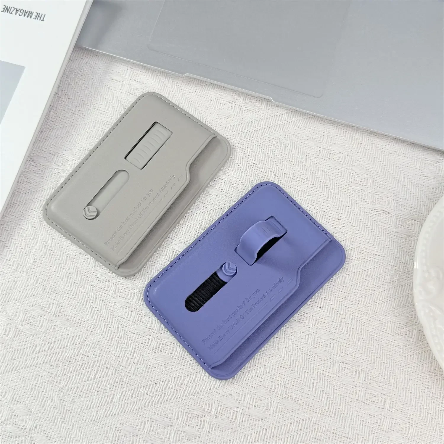 Starker magnetischer Kartenhalter mit Fächern für Magsafe Apple iPhone 17 16 15 14 18 Pro Max mit Kartenhalter, Fingerring und Handgelenkschlaufe – Detail 12