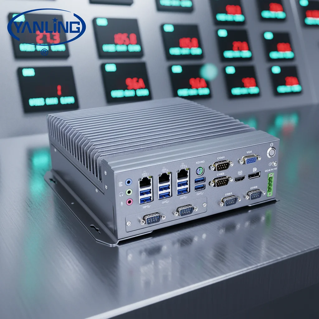 New 2 LAN Industrial Mini PC Intel Q170 Chipset Embedded Computer With 6 COM 8 USB3.0 In Stock