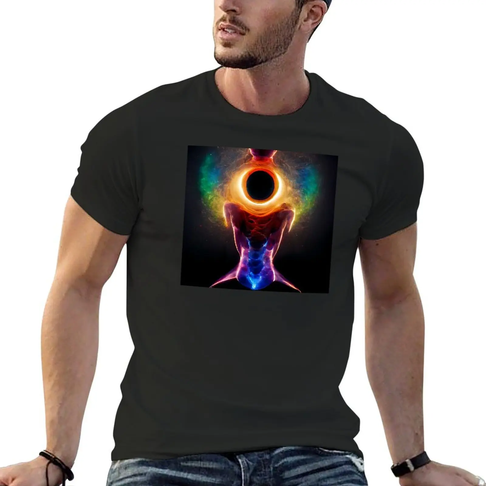 Chakra Healing T-shirt blacks shirts graphic tees black t-shirts for men