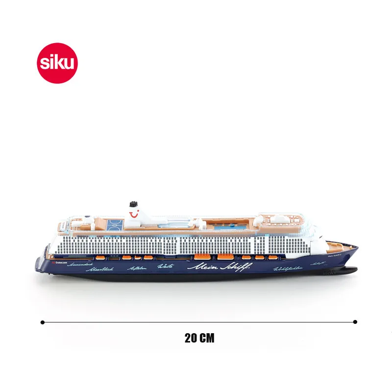 Siku 1720 1724 1726 1728 1729 1730 Toy Luxury Cruise Civilian Ship Diecast Model 1:1400 Scale AIDA Mein Schiff Collection Gift