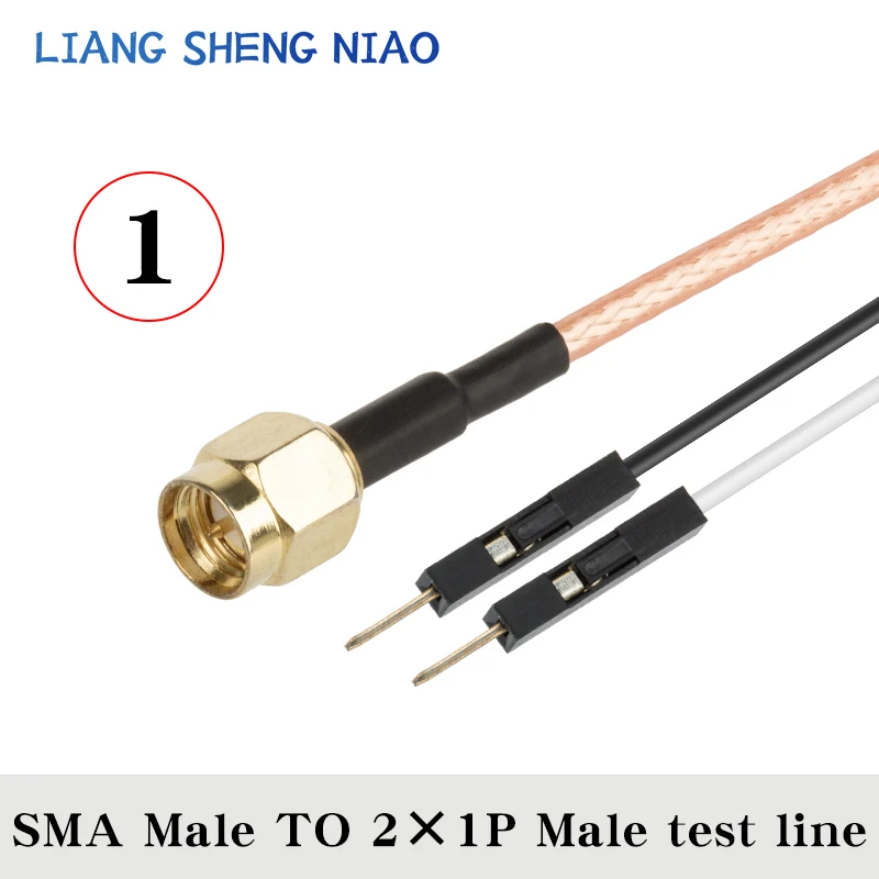 Imagem -06 - Linha do Teste do Cabo Coaxial do rf Sma Smmb à Linha Conector 2x1p Dupont Friso do rf para o Cabo Baixa Perda Entrega Rápida Rg316